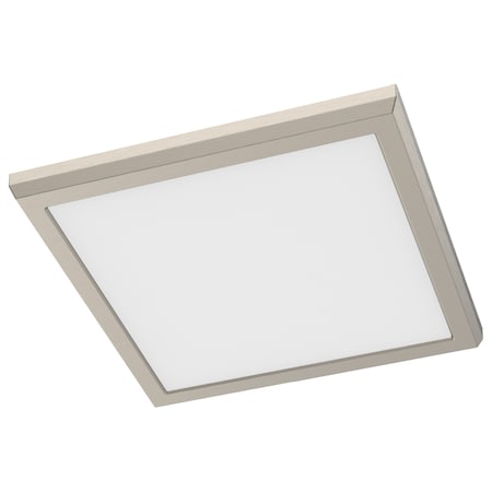 Nuvo Blink Performer, 11 Watt LED, 9 Inch Square Fixture, Brushed Nickel Finish, 5 CCT Selectable 62/1927